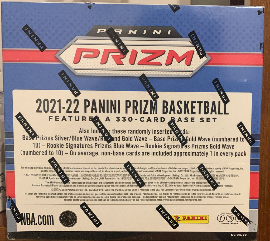 2021/22 Panini Prizm Basketball Asia Tmall Box