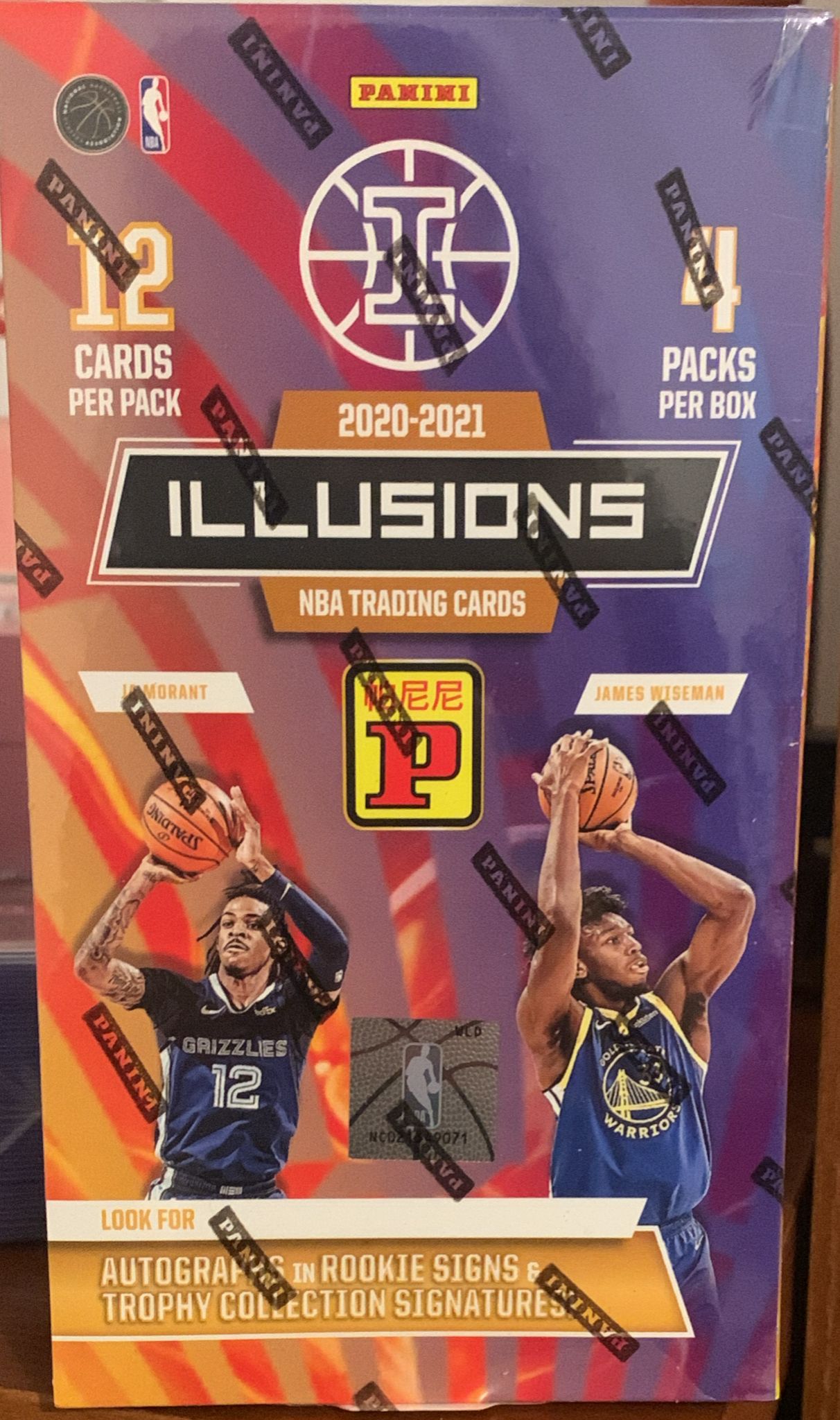 2020/21 Panini Illusions Basketball Tmall Edition Box