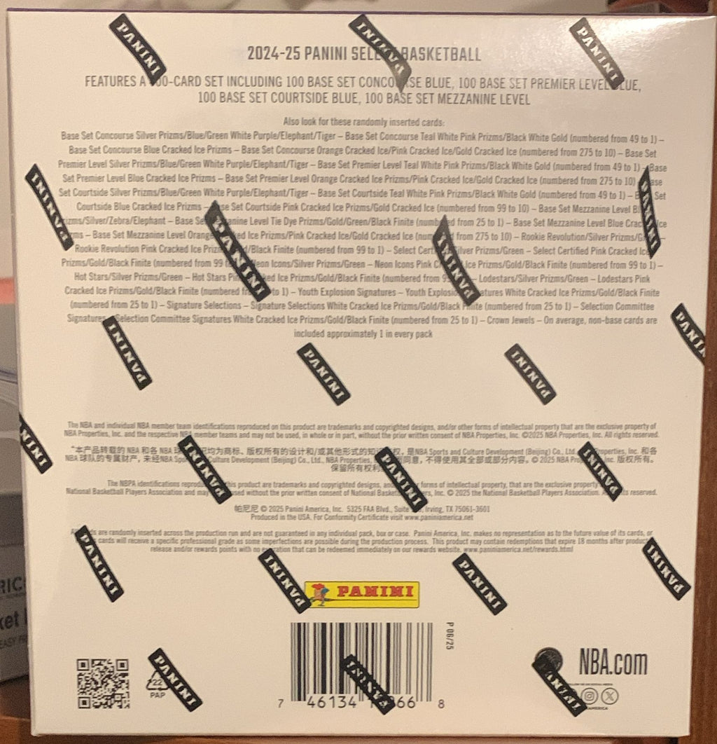 2024/25 Panini Select Basketball Mega Box