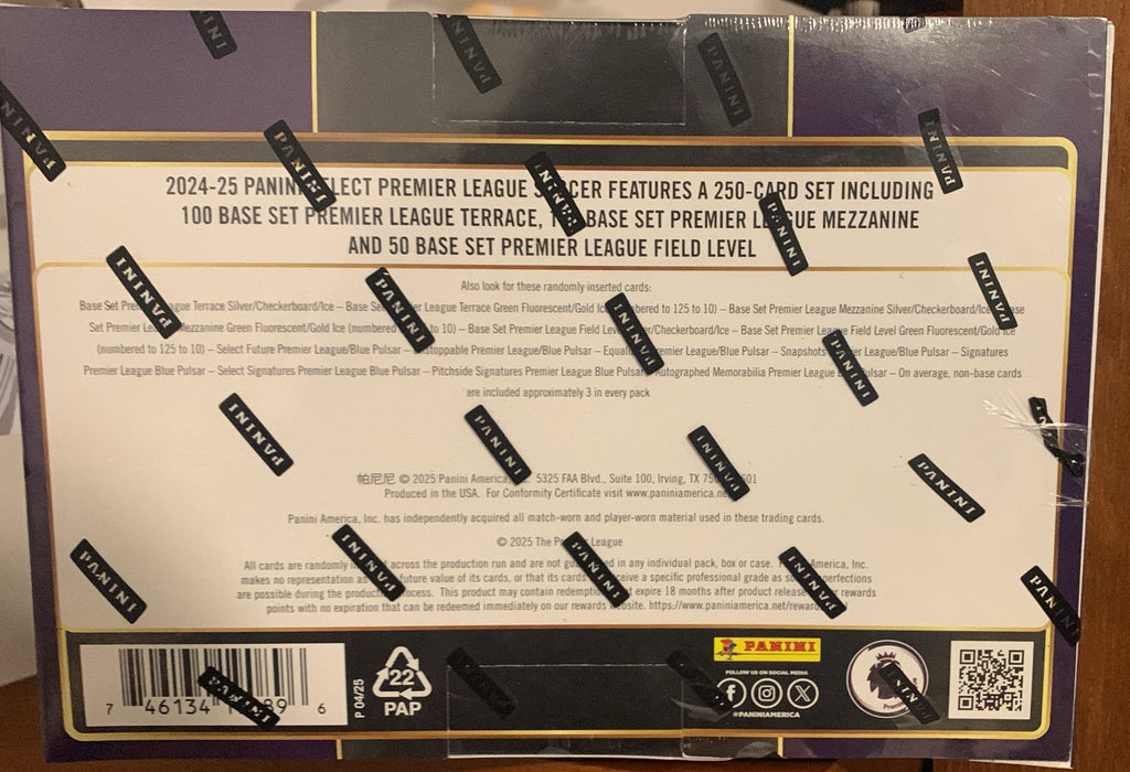 2024/25 Panini Select Premier League Soccer Hobby Mega Box