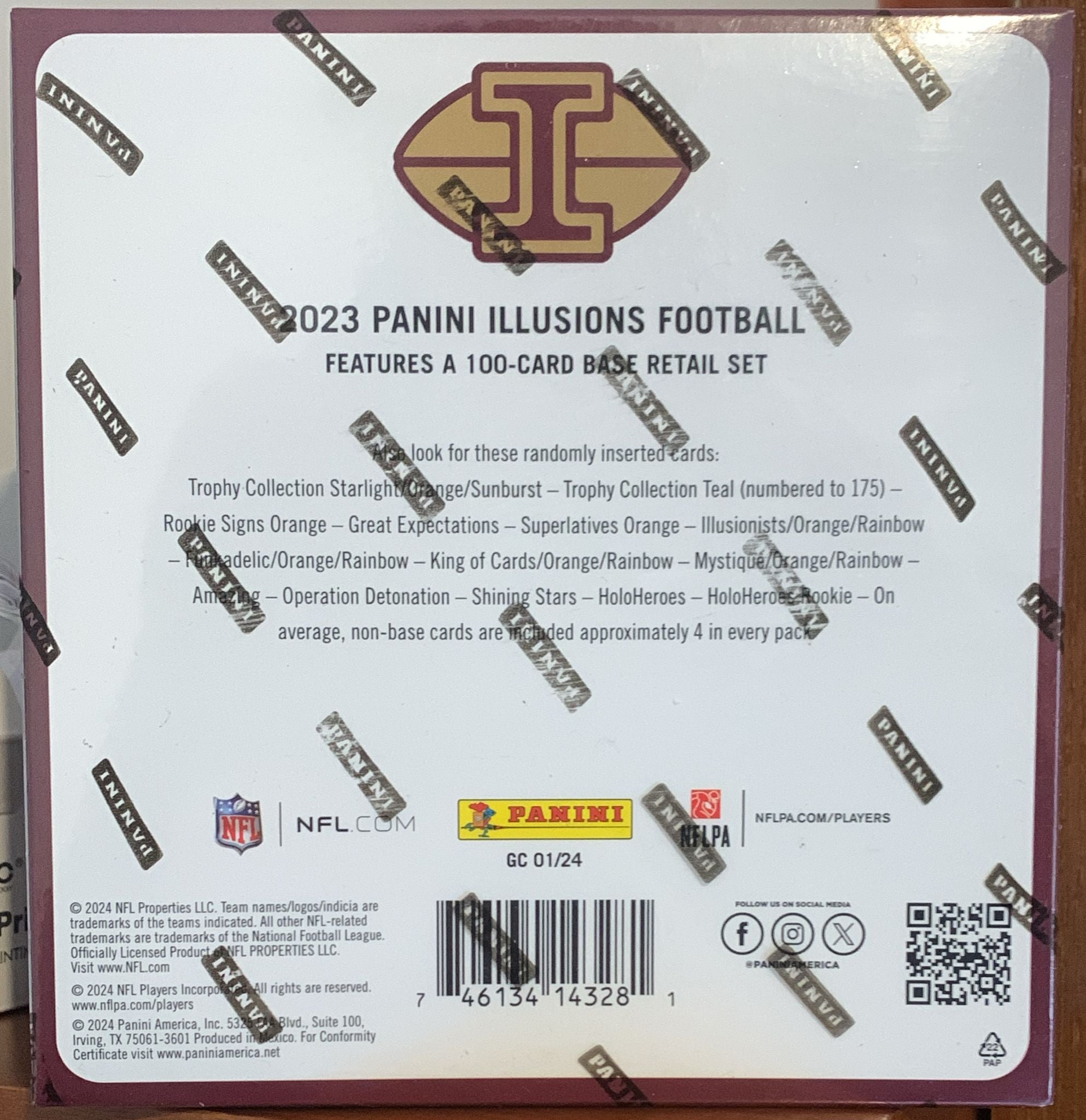 2023 Panini Illusions Football Mega Box