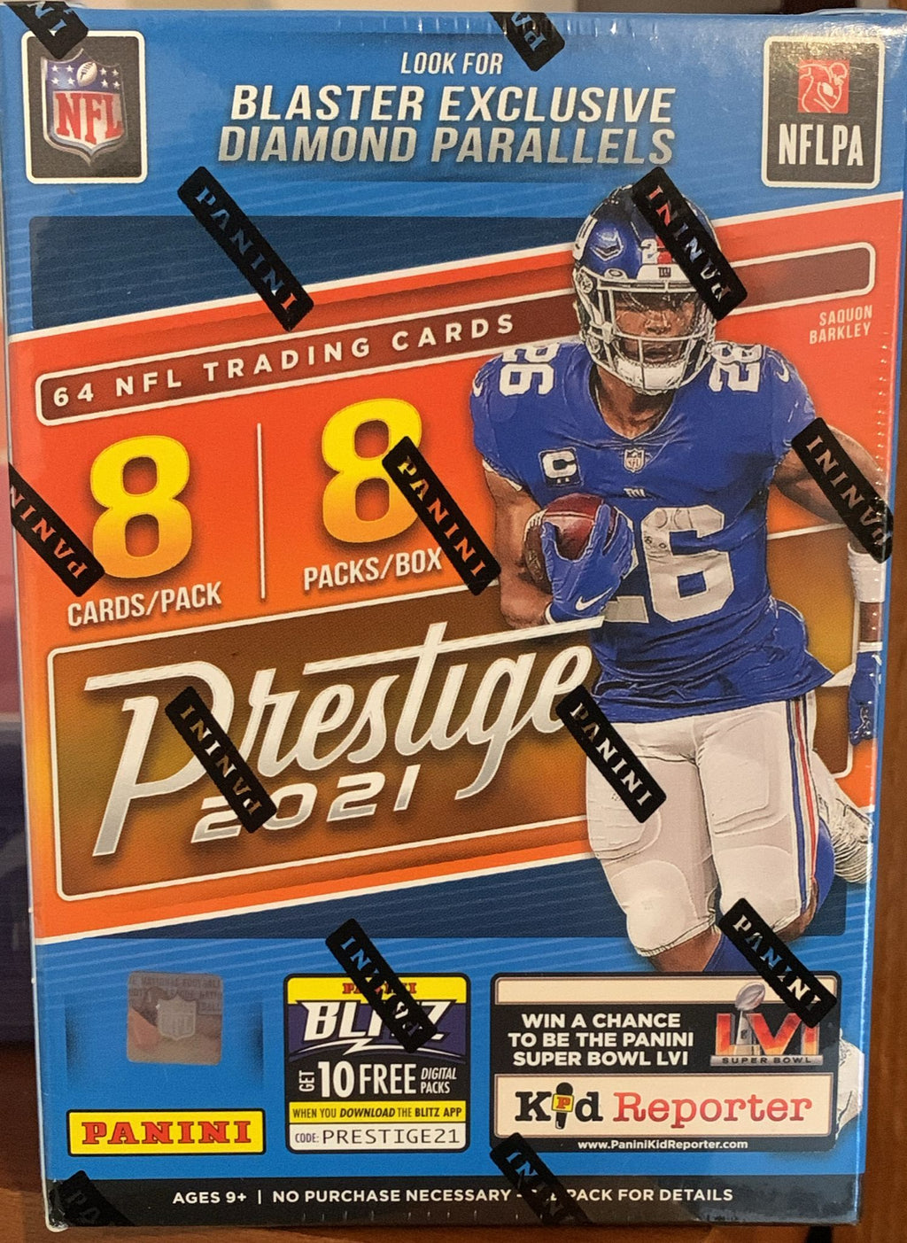 2021 Panini Prestige Football Blaster Box